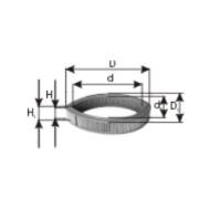 WA25280 - WA25280     WKŁAD FILTRU POWIETRZA 