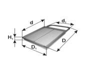 WA50299 - WA50299     WKŁAD FILTRU POWIETRZA 