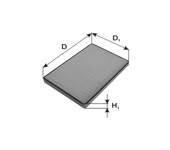 WA60305 - WA60305     WKŁAD POWIETRZA KABINY 