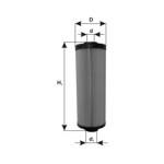 WP1566x - WP1566x     WKŁAD FILTRU PALIWA 